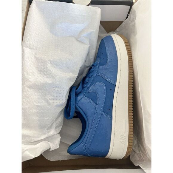 Size 8.5 - Nike Air Force 1 '07 LX Blue Ostrich W - Picture 2 of 8